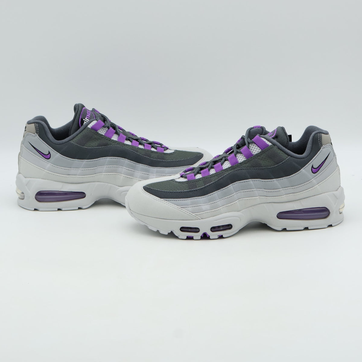 HM4740-012 Nike Air Max 95 Big Bubble "Photon Dust/Bright Violet" (Men's)