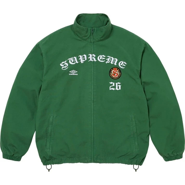 Supreme x Umbro Cotton Ripstop Track Jacket Green