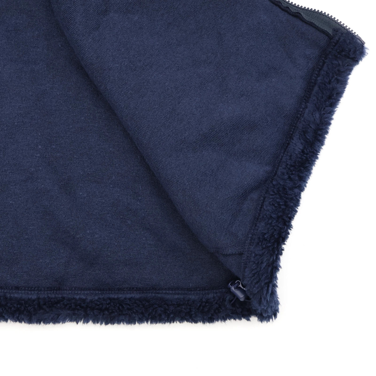 Supreme Shoulder Logo Fleece Jacket Navy