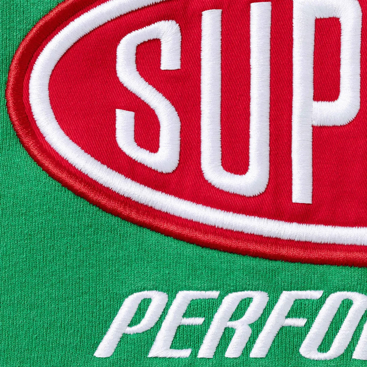 Supreme Performance Zip Up Hooded Sweatshirt Green