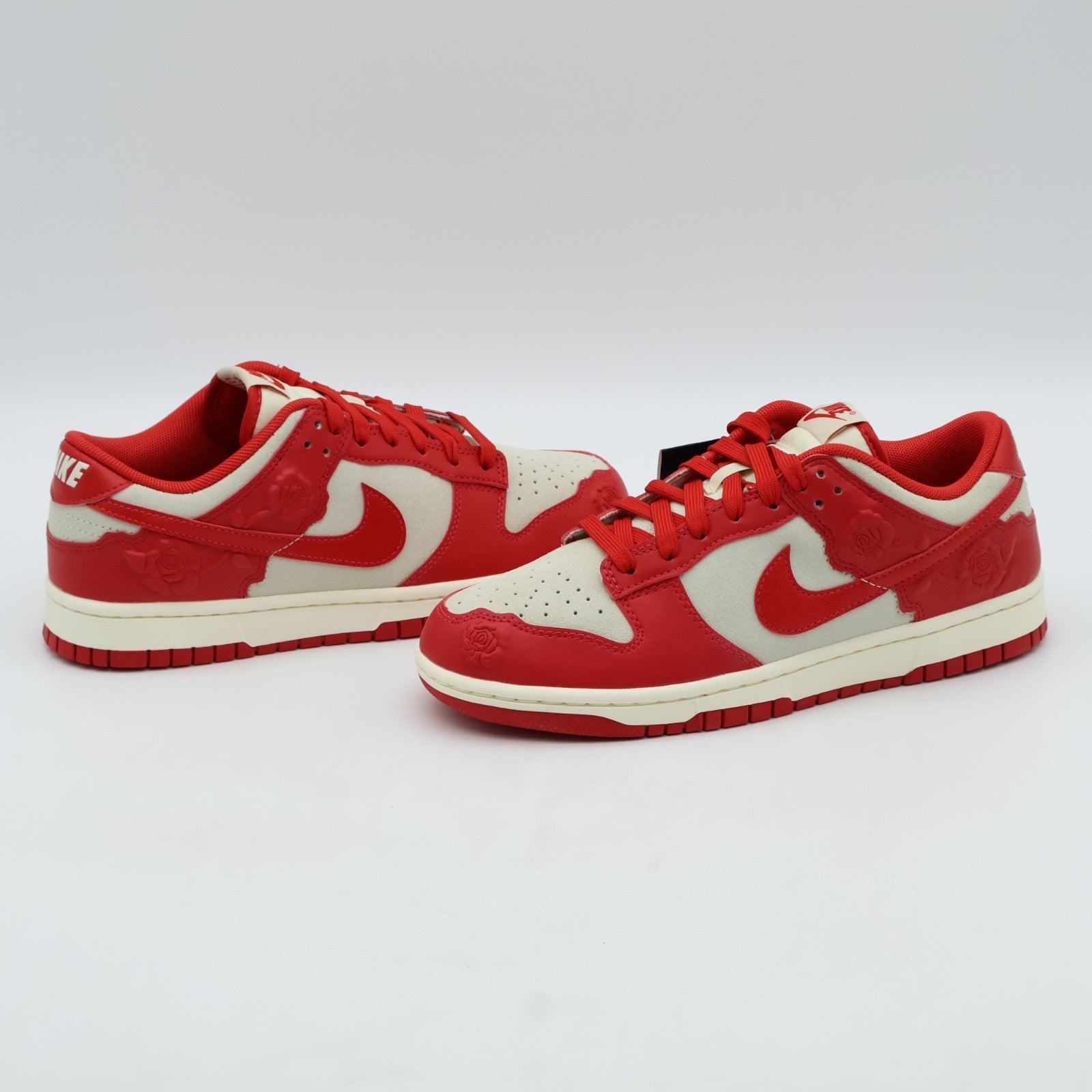 HF1986-100 Nike Dunk Low Rose Embossed Ruby Red (Women's)