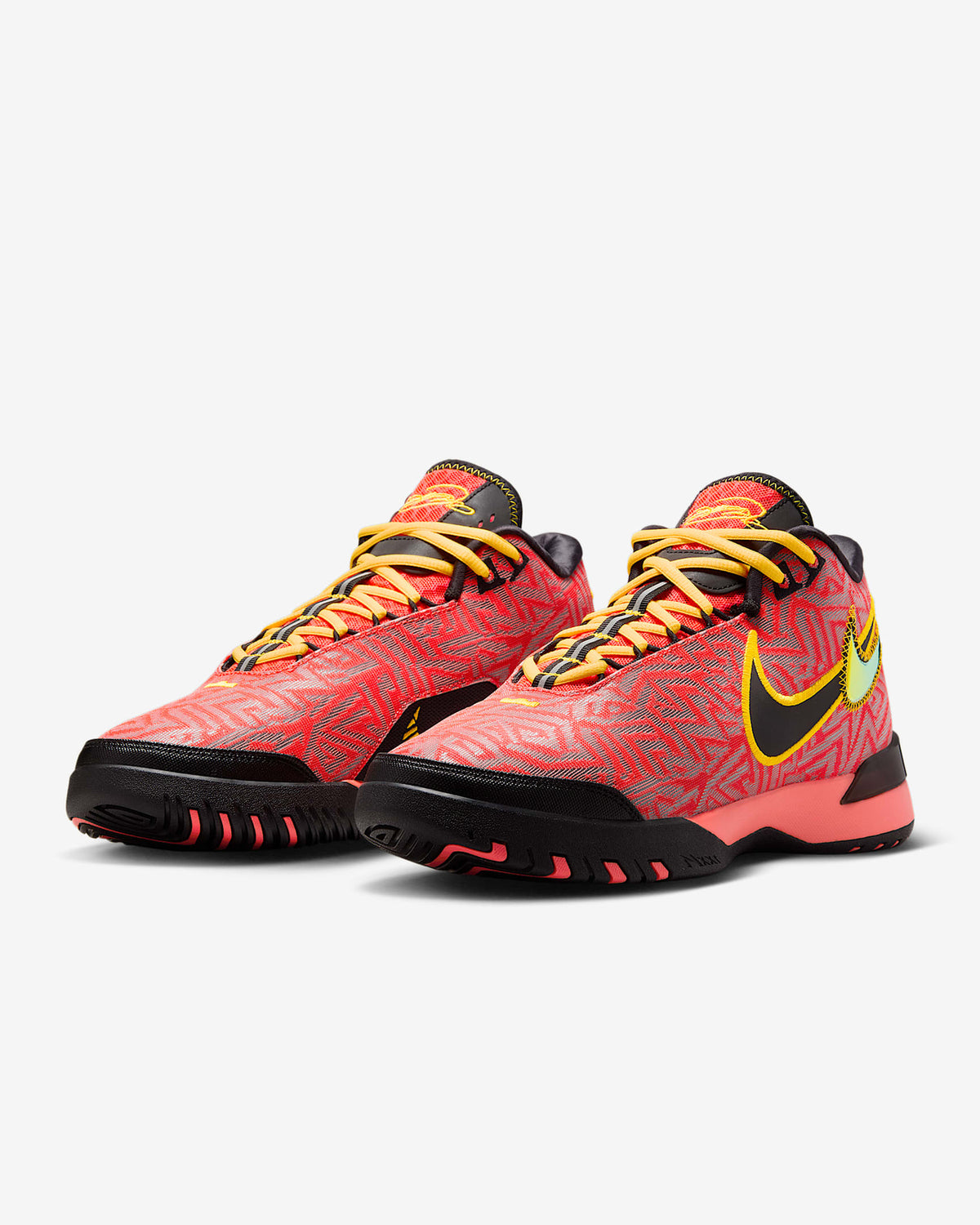 HF0711-600 Nike LeBron NXXT Genisus Bright Crimson Black Sundial Laser (Men's)