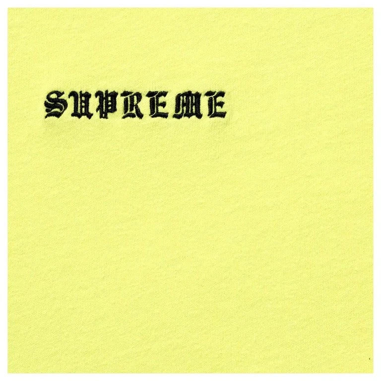 Supreme Washed S/S Top Yellow