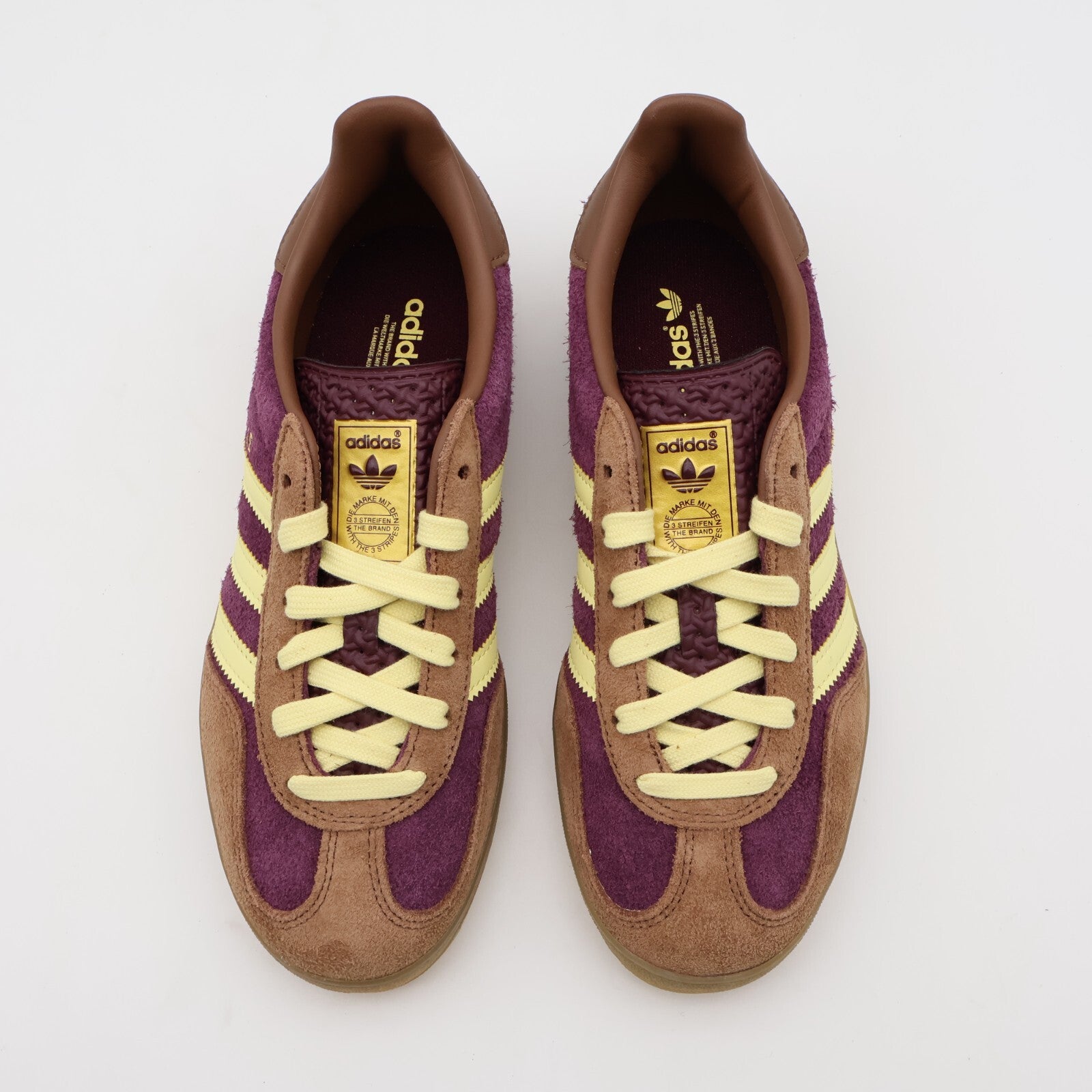 JI0324 adidas Originals Gazelle Indoor Maroon Almost Yellow (Men's)