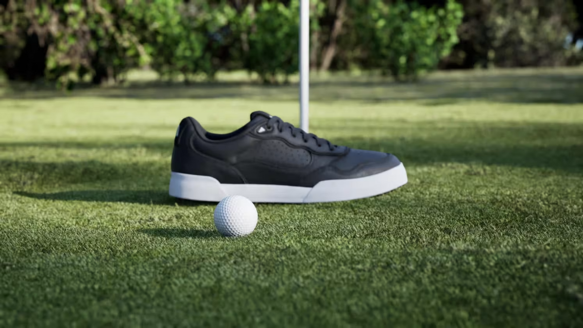 IH9978 adidas Retrocross 25 Spikeless Golf Core Black/Cloud White/Gum (Men's)
