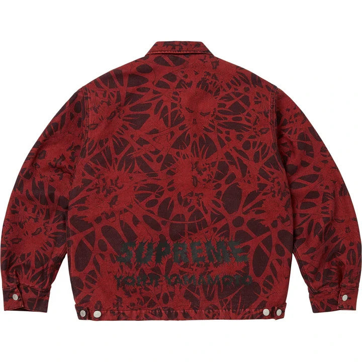 Supreme Y's by Yohji Yamamoto Denim Work Jacket Overdyed Red