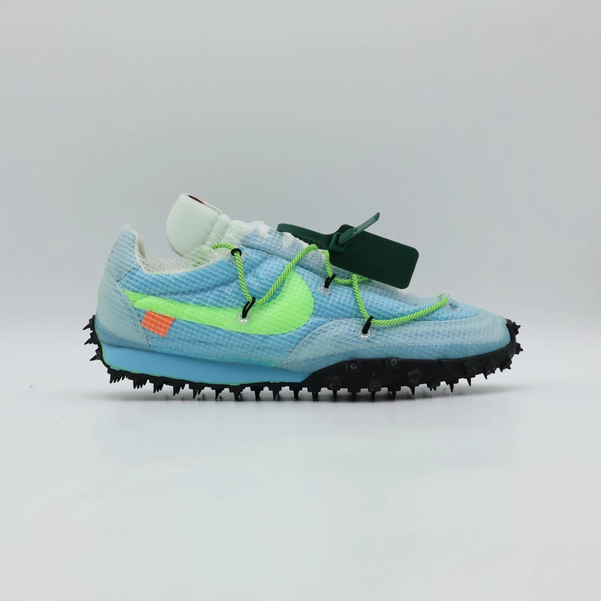 CD8180-400 Off-White Ã Nike Waffle Racer Vivid Sky  (Women's)