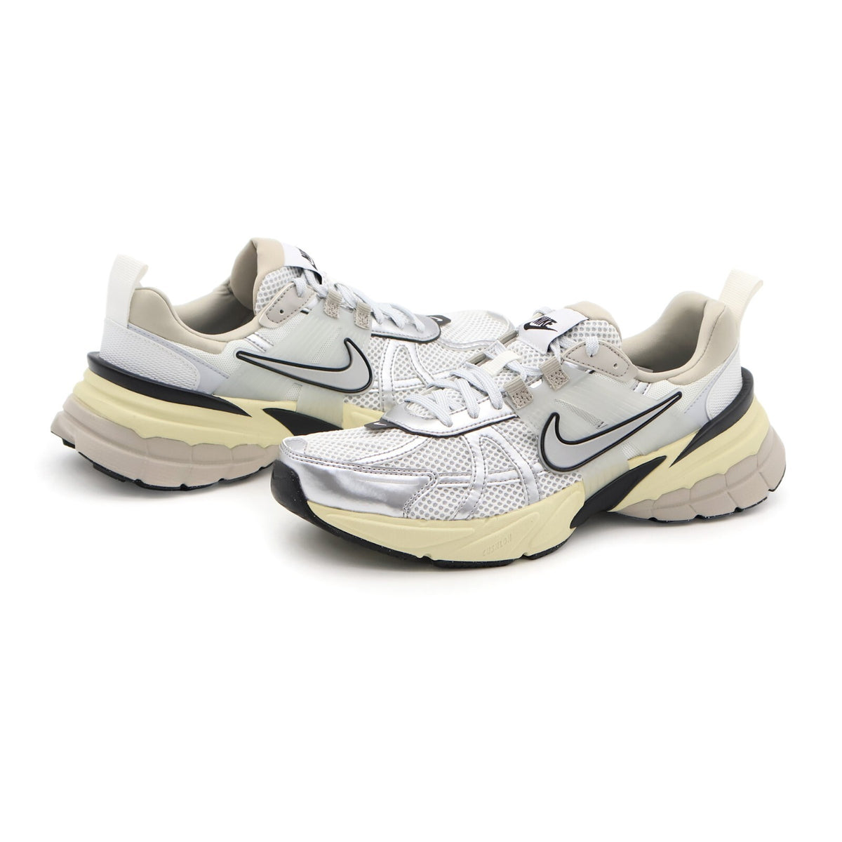 FD0736-100 Nike V2K Run Summit White Metallic Silver Beige Ivory (Women's)