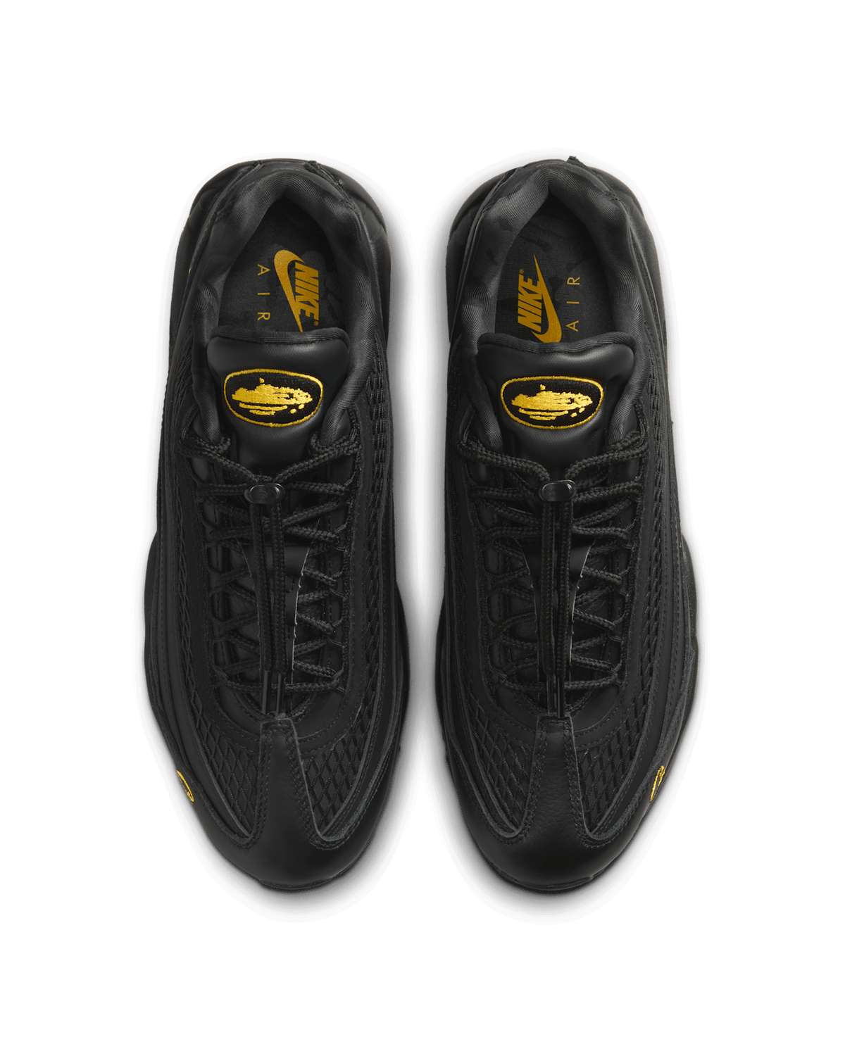 FB2709-003 Corteiz Nike Air Max 95 Black and Tour Yellow (Men's)