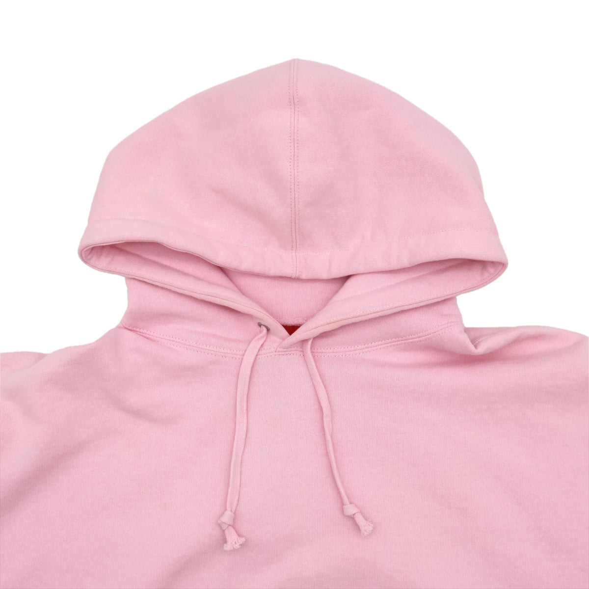 Supreme Satin Applique Hooded Sweatshirt Light Pink