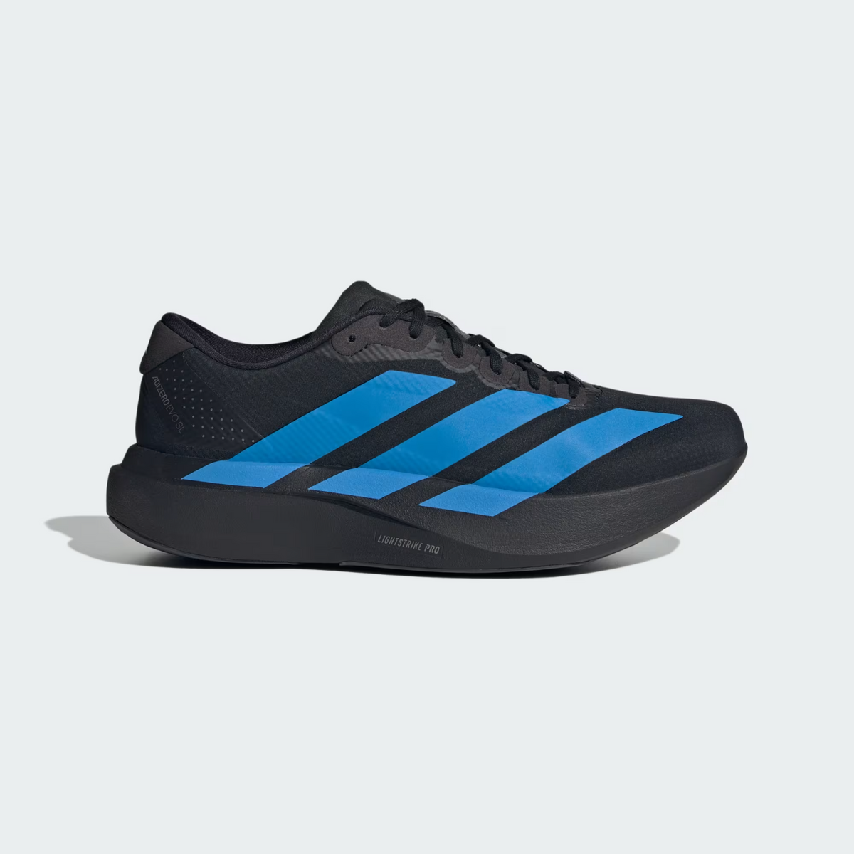 KI4257 adidas Adizero Evo SL Running "Core Black/Lucid Ray Blue" (Men's)