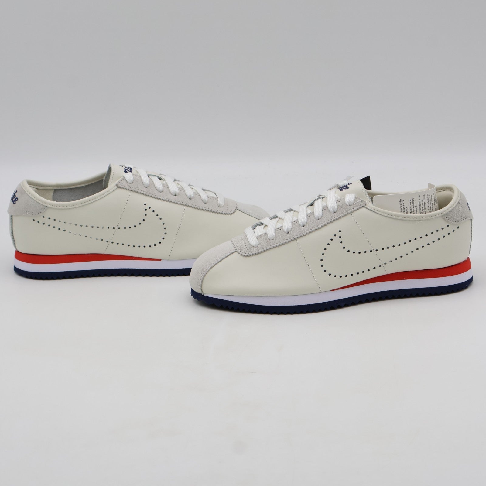 HQ1841-101 Nike Cortez Leather Sail White Light Crimson Midnight Navy (Women's)