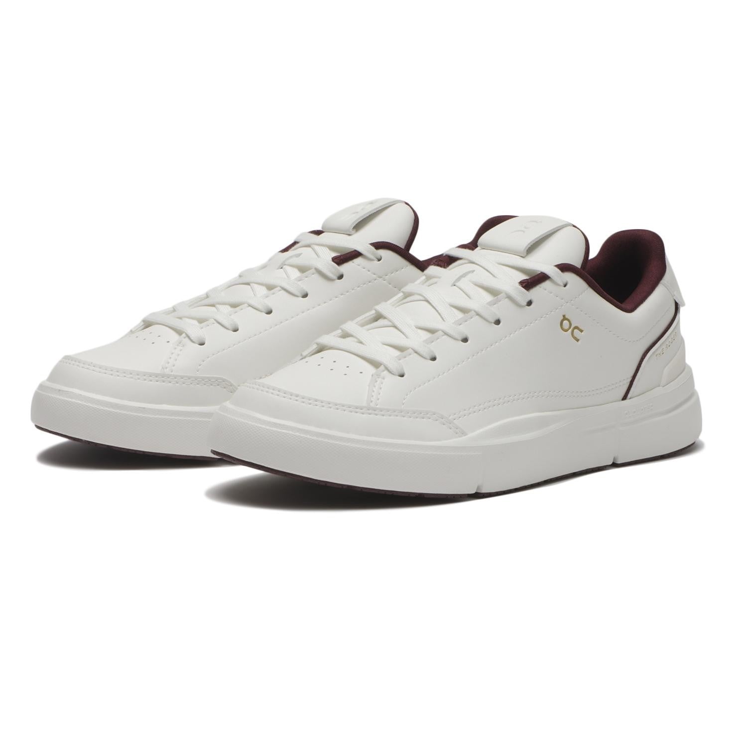 3WG10404758 On THE ROGER Centre Court Ivory Maroon (Women's)