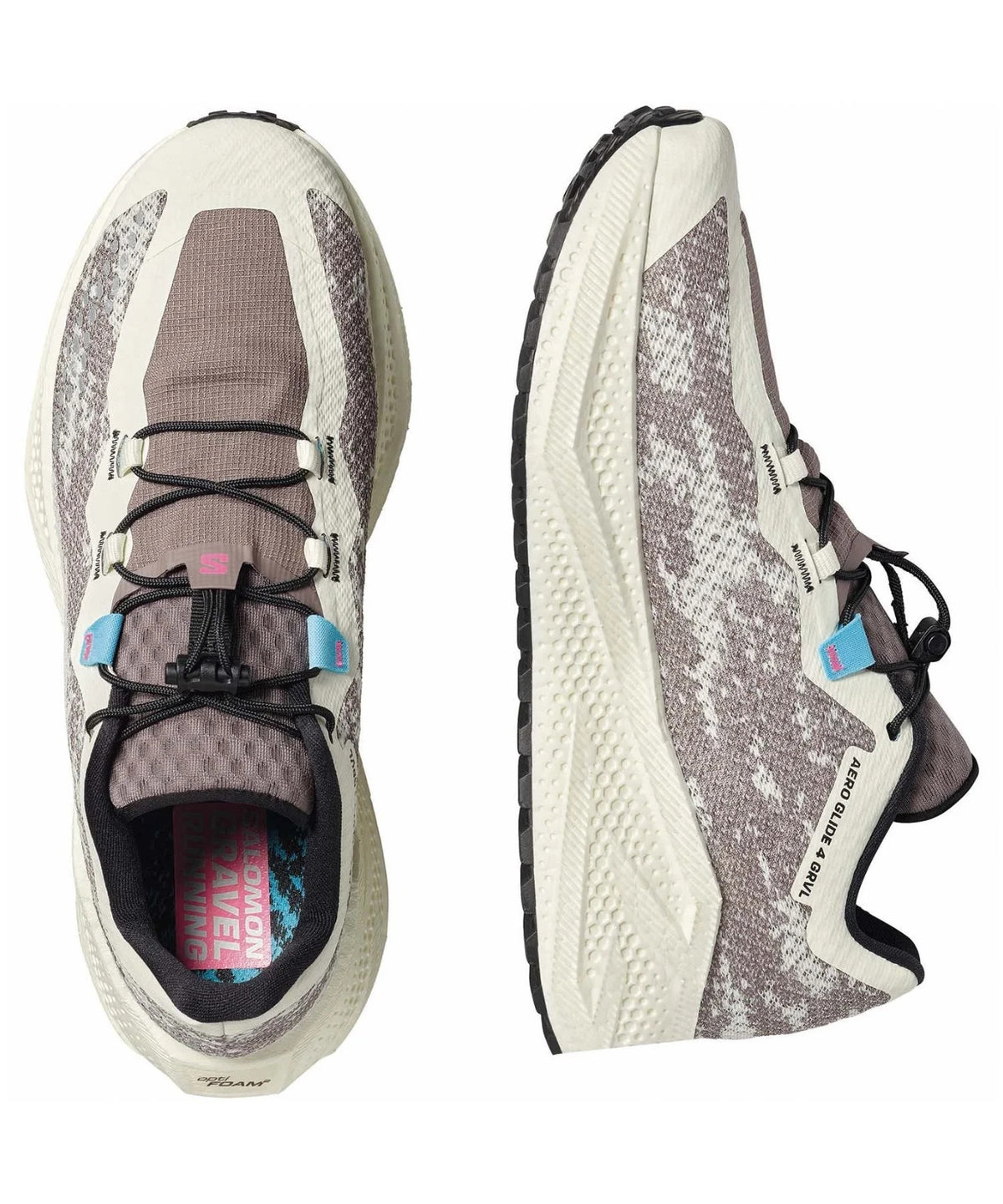 L49174900 Salomon Aero Glide 4 GRVL "Vanilla Ice/Black"