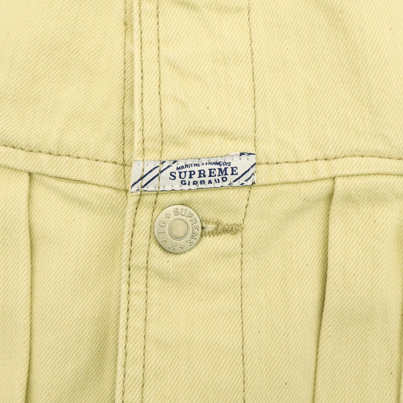 Supreme Marithe Francois Girbaud X-Seam Denim Trucker Jacket Natural