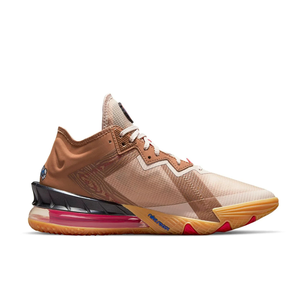 CV7562-401 SPACE PLAYERS Ã NIKE LEBRON 18 LOW "WILE E. Ã ROADRUNNER" (Men's)