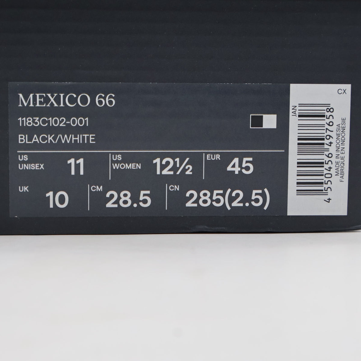 1183C102-001 COMME des GARCONS Ã Onitsuka Tiger Mexico 66 OriginalWide(Men's)