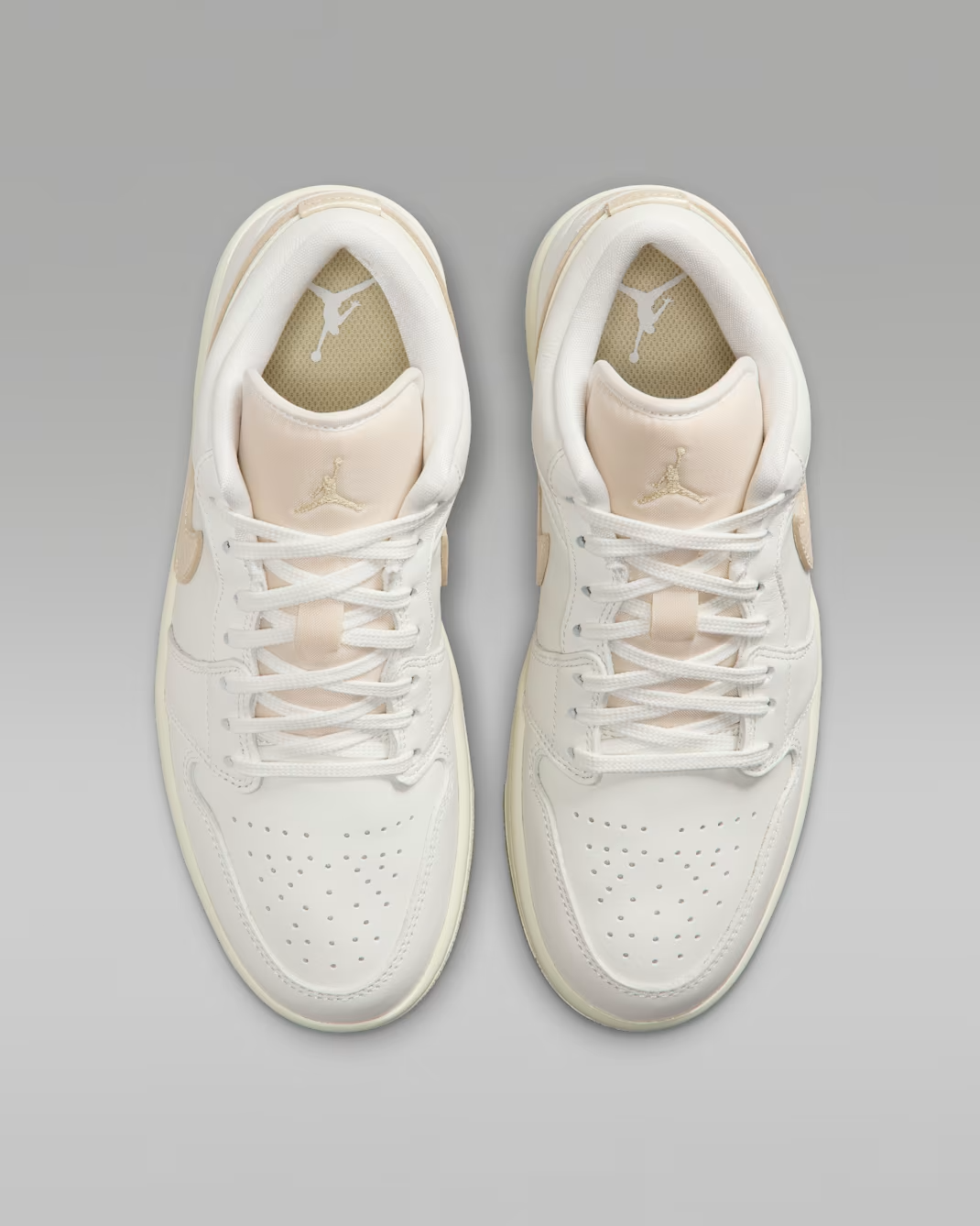 HV5157-100 Nike Air Jordan 1 Low Sail Pale Ivory Team Gold (Women's)