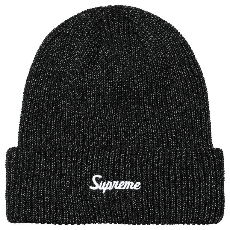 Supreme Loose Gauge Beanie (26FW) Black Reflective