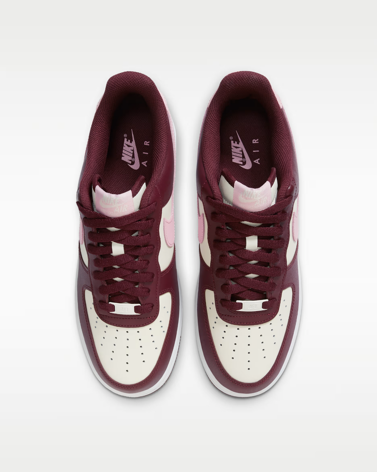 FD9925-161 Nike Air Force 1 '07 "Pale Ivory/Night Maroon" (Men's)