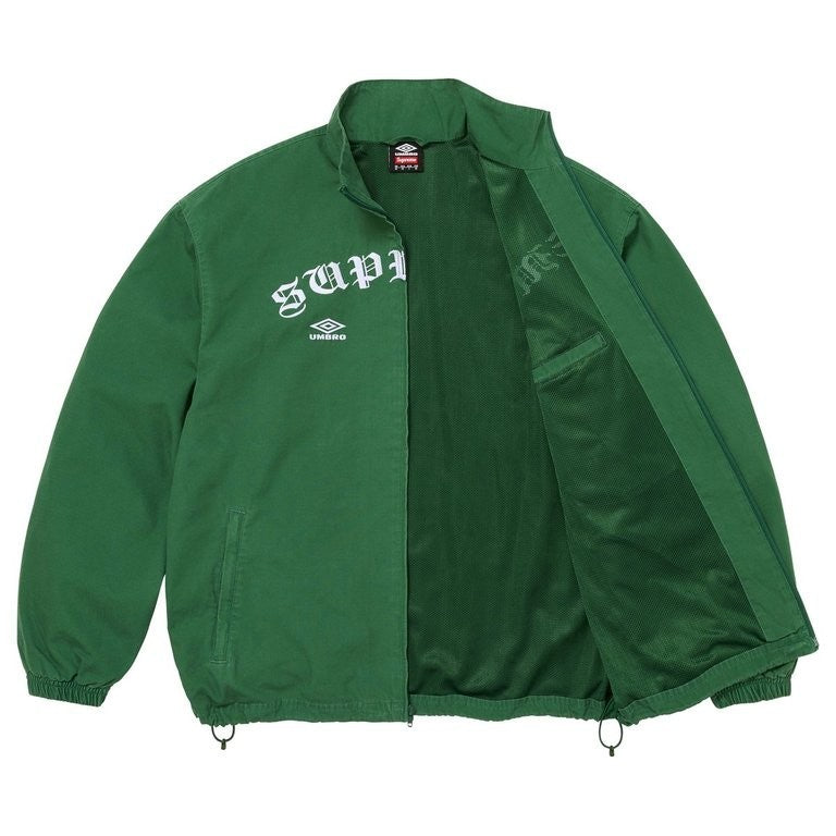 Supreme x Umbro Cotton Ripstop Track Jacket Green