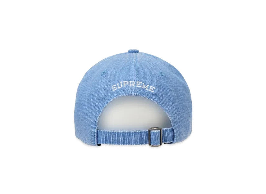 Supreme Pigment Coated S Logo 6-Panel "Light Blue"