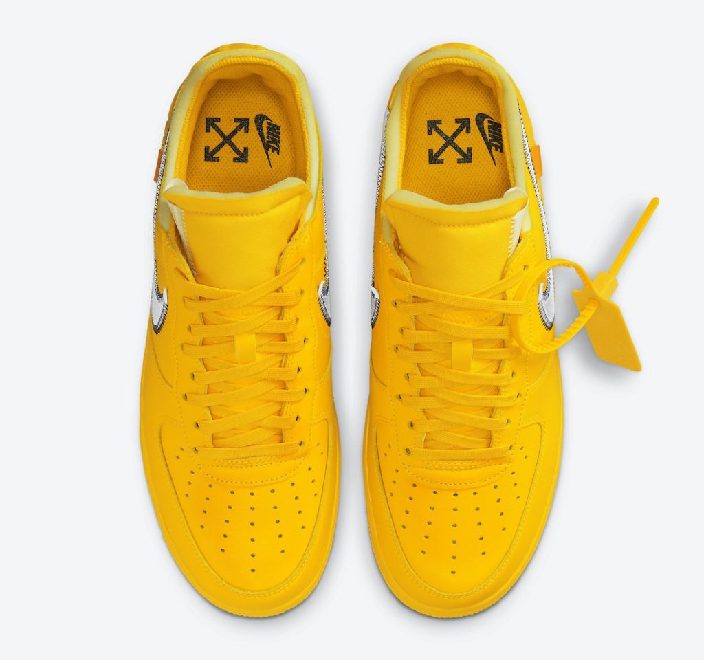 DD1876-700 Off-White Ã Nike Air Force 1 Low University Gold (Men's)
