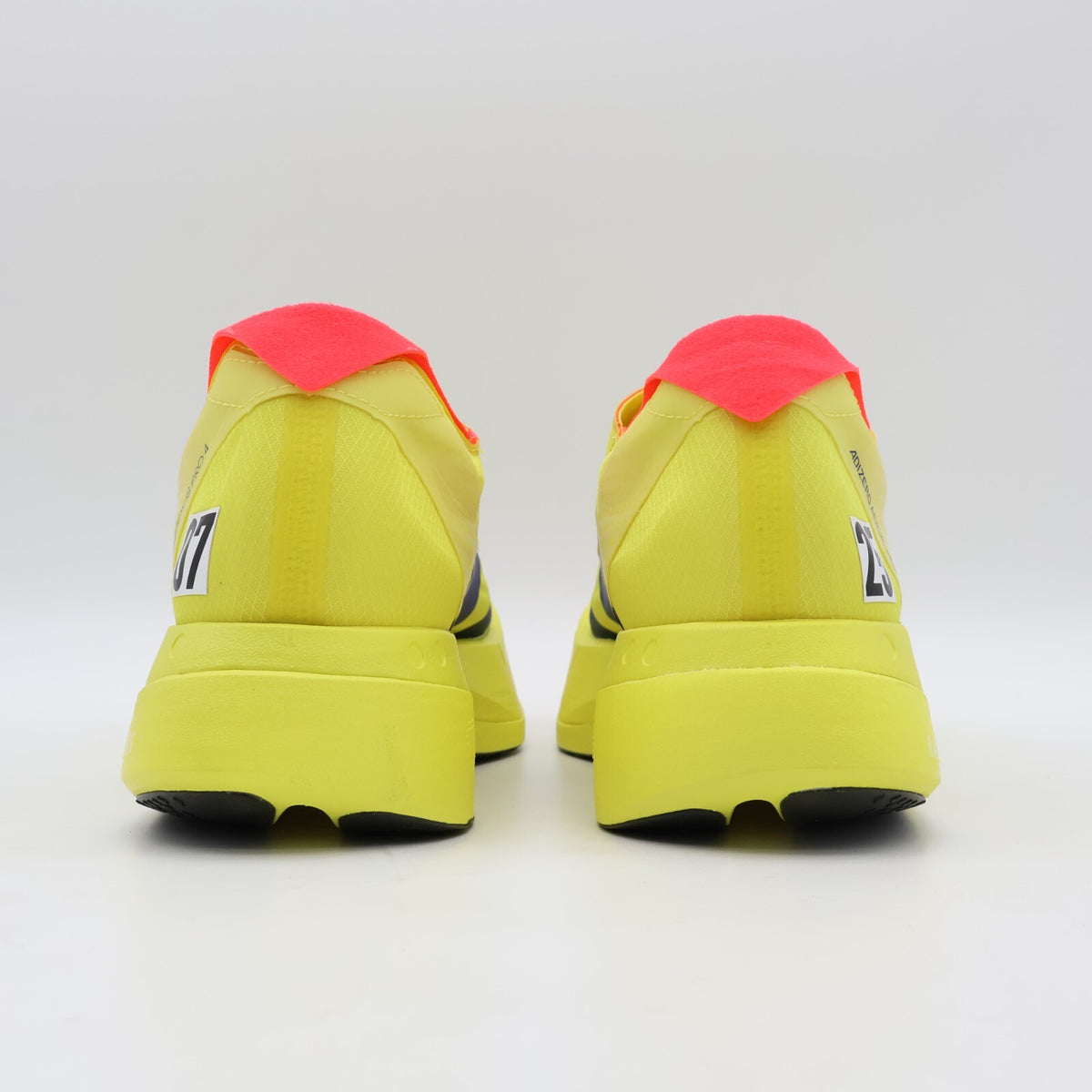 JR6373 adidas Adizero Adios Pro 4 Pure Sulfur Lucid Blue Lucid Red (Men's)