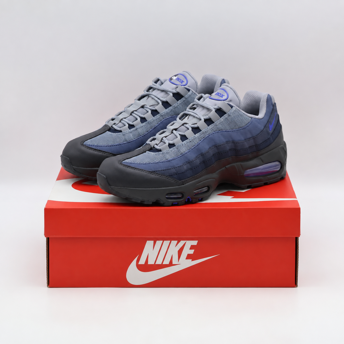 IQ7128-002 Nike Air Max 95 Big Bubble "Stealth/Racer Blue" (Men's)