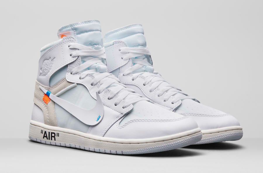 AQ0818-100 Off-White Ã Nike Air Jordan 1 Retro High White (Men's)