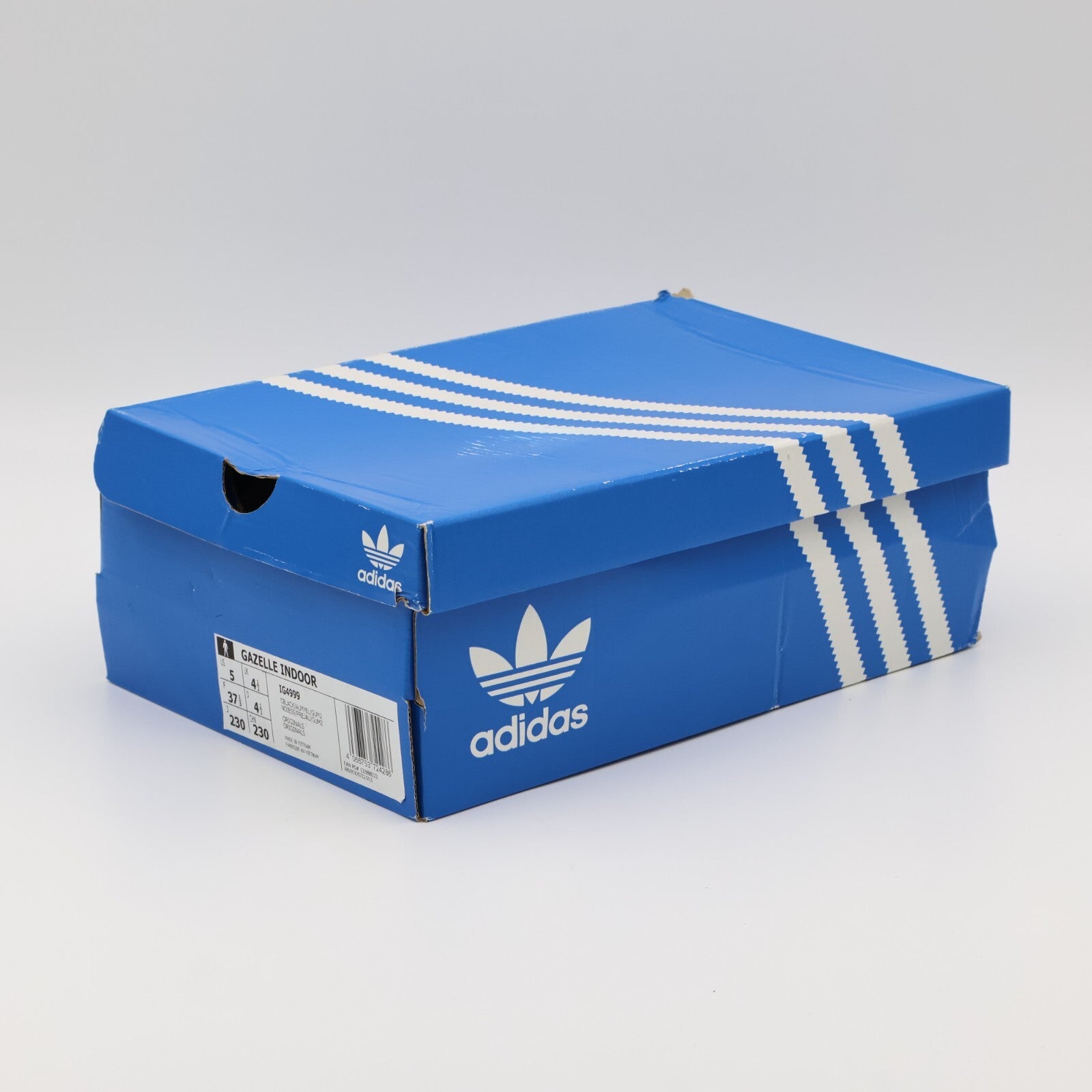 IG4999 adidas Originals Gazelle Indoor Core Black Almost Yellow Gum (Men's)