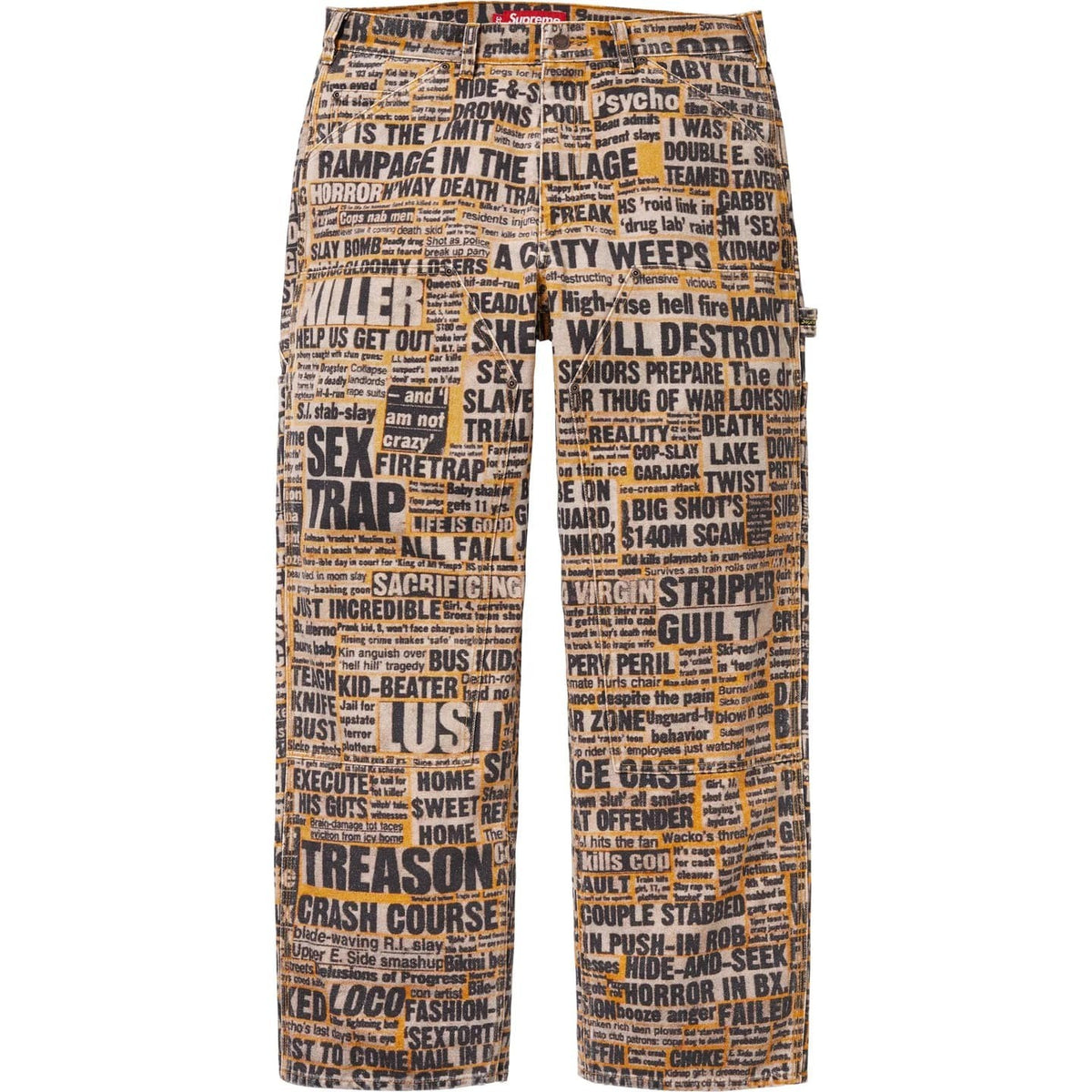 Supreme x Dash Snow Double Knee Painter Pant Multi