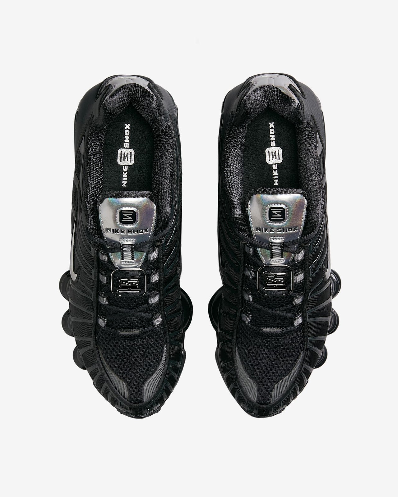 IB7704-001 Nike Shox TL Off Noir Metallic Silver (Women's)