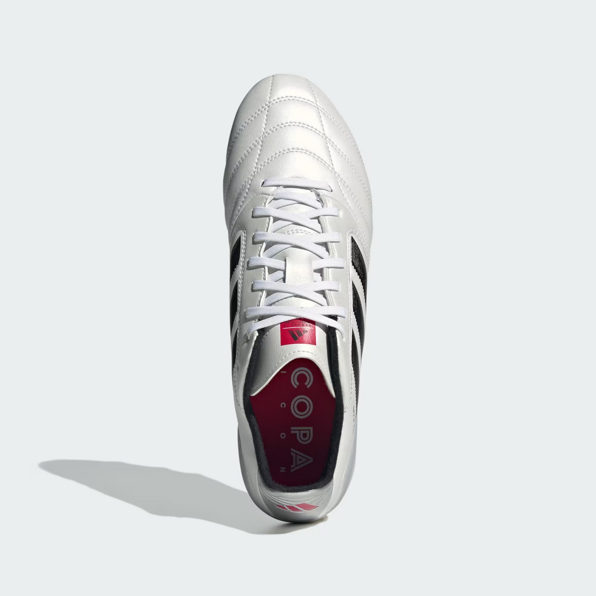 JS4051 adidas Copa Icon 2 Pro HG Cloud White/Core Black/Pure Ruby (Men's)