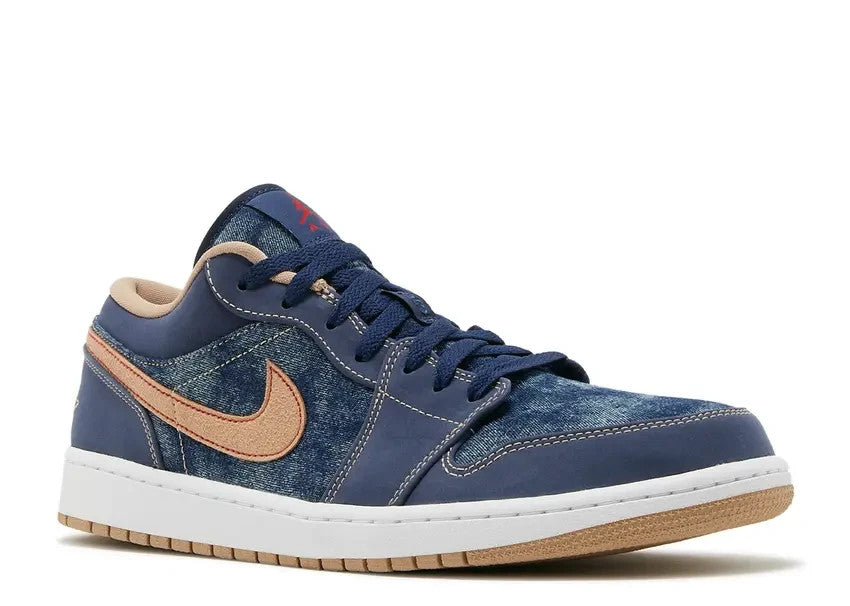 DH1259-400 Nike Air Jordan 1 Low "Denim" (Men's)