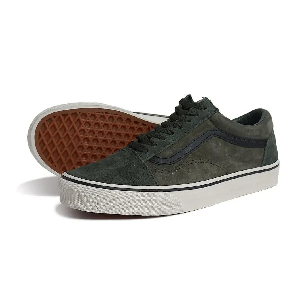 VN000D9YBGK Vans Old Skool Pig Suede "Green"