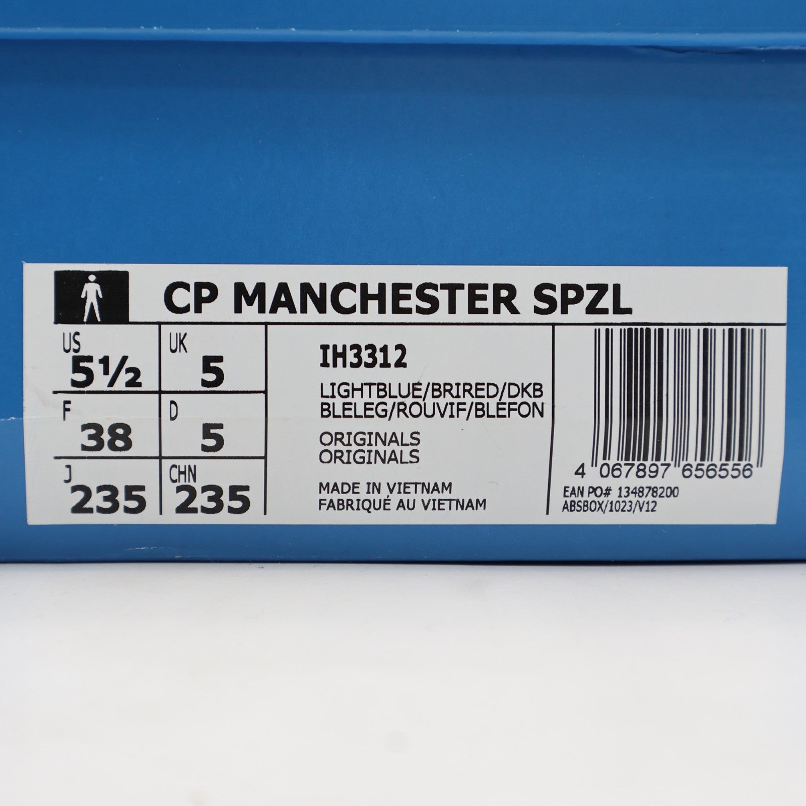 IH3312 C.P. Company adidas Originals Manchester Spezial Light Bluel (Men's)