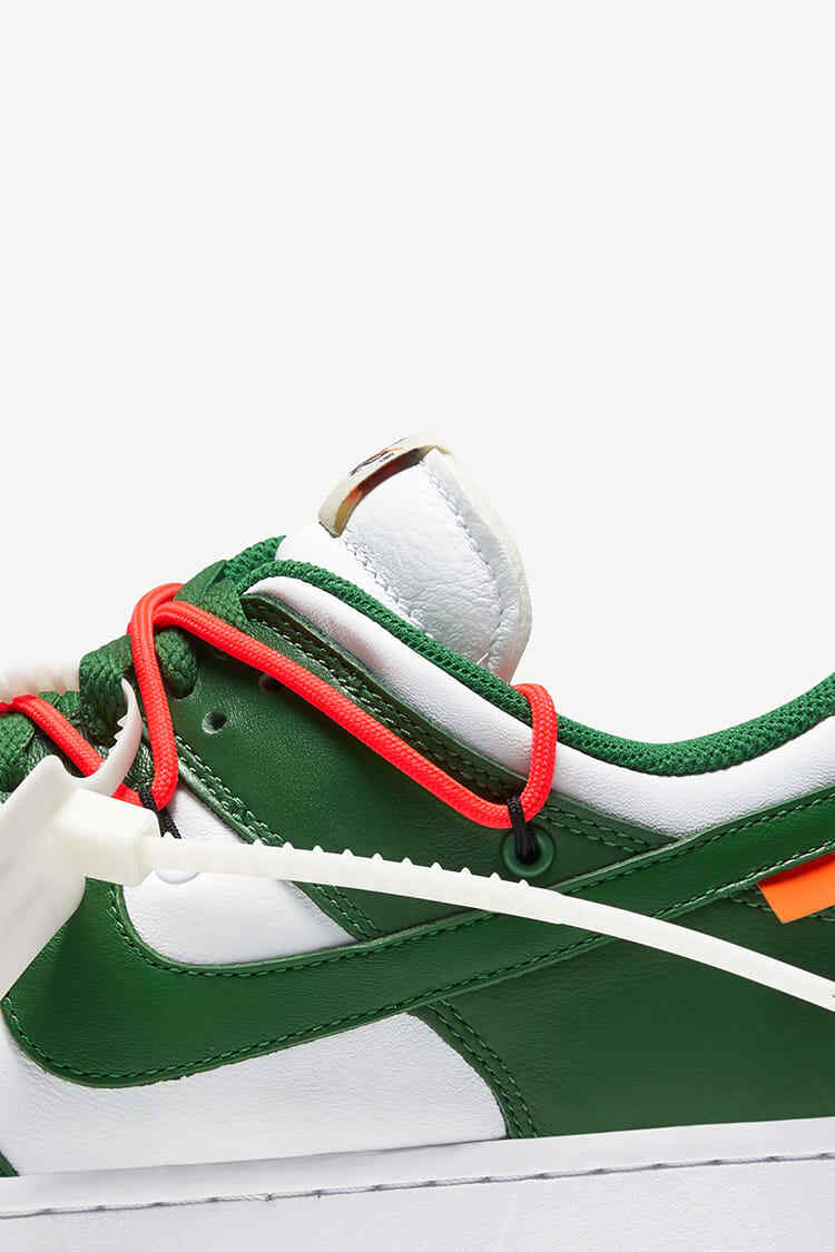 CT0856-100 OFF-WHITE Ã Nike Dunk Low  White/Pine-Green (Men's)