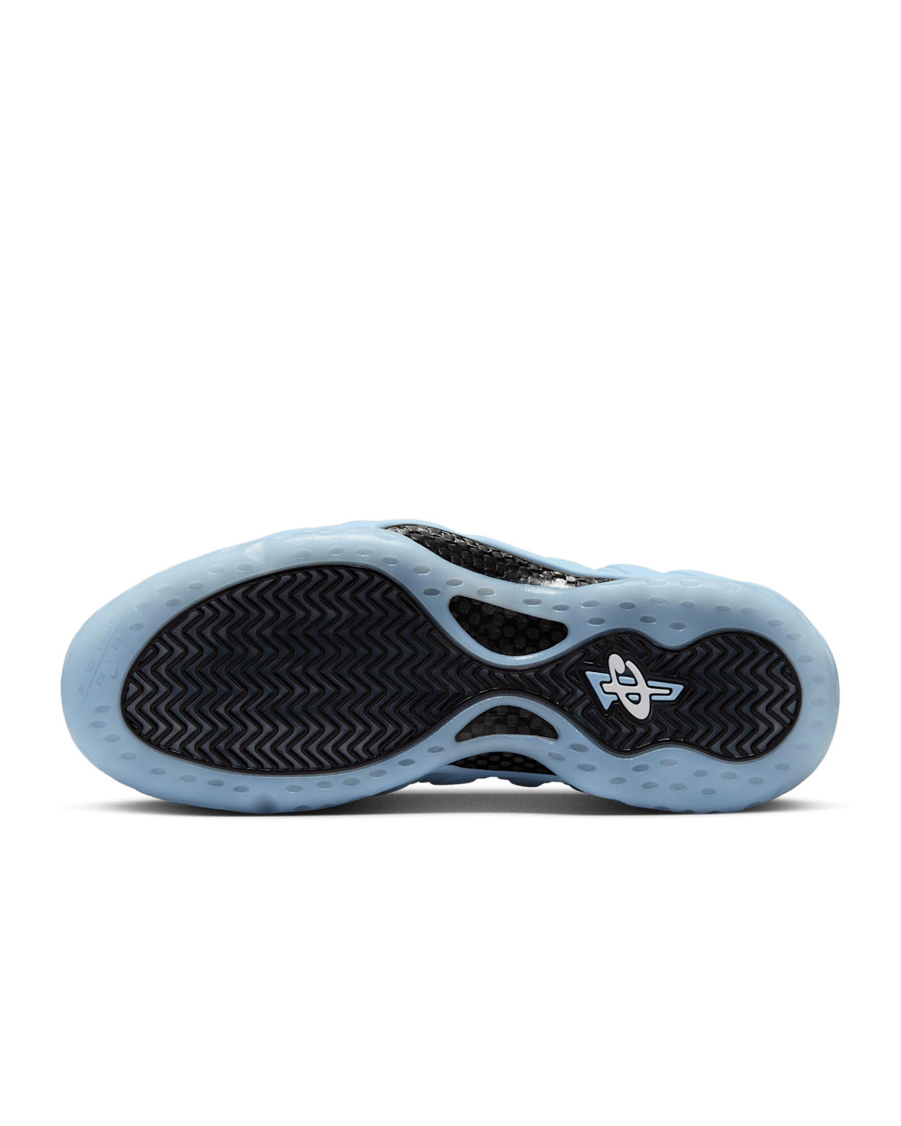HJ6014-400 Nike Air Foamposite One Psychic Blue and Black (Men's)