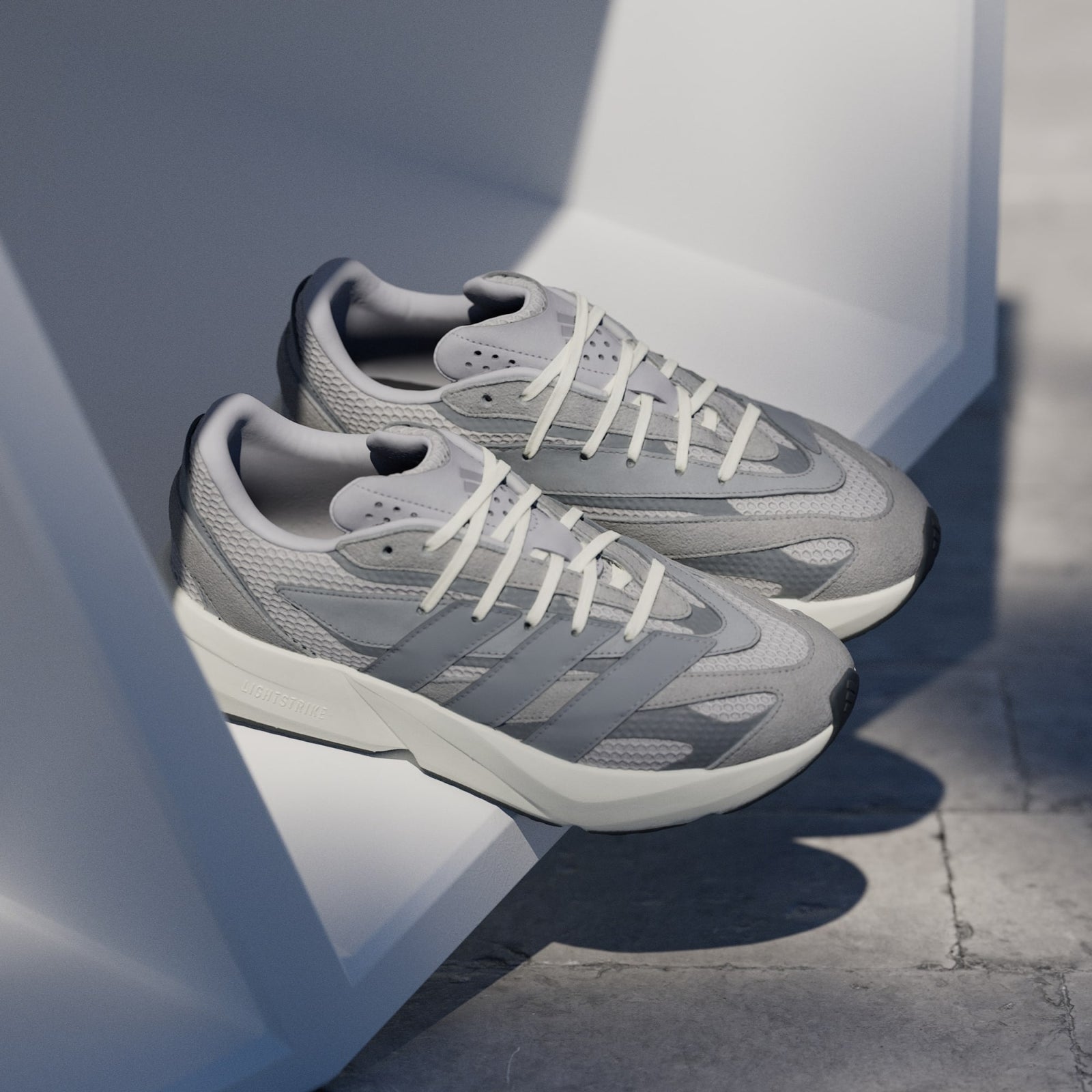 IH8607 adidas Lightblaze Grey Two Grey Three Iron Metallic (Men's)