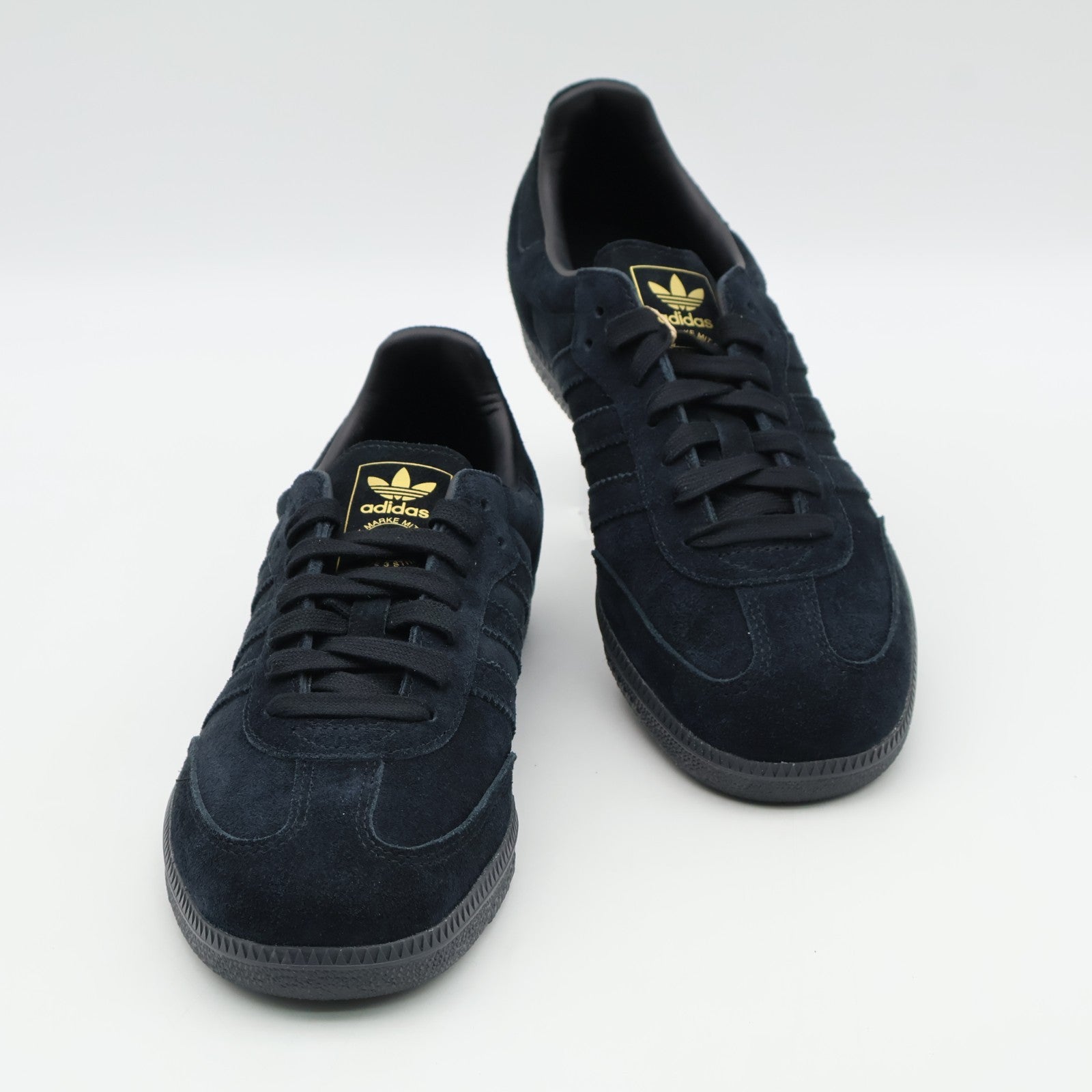 JR0887 adidas Originals Samba OG Core Black Grey Three Gold Metallic (Men's)