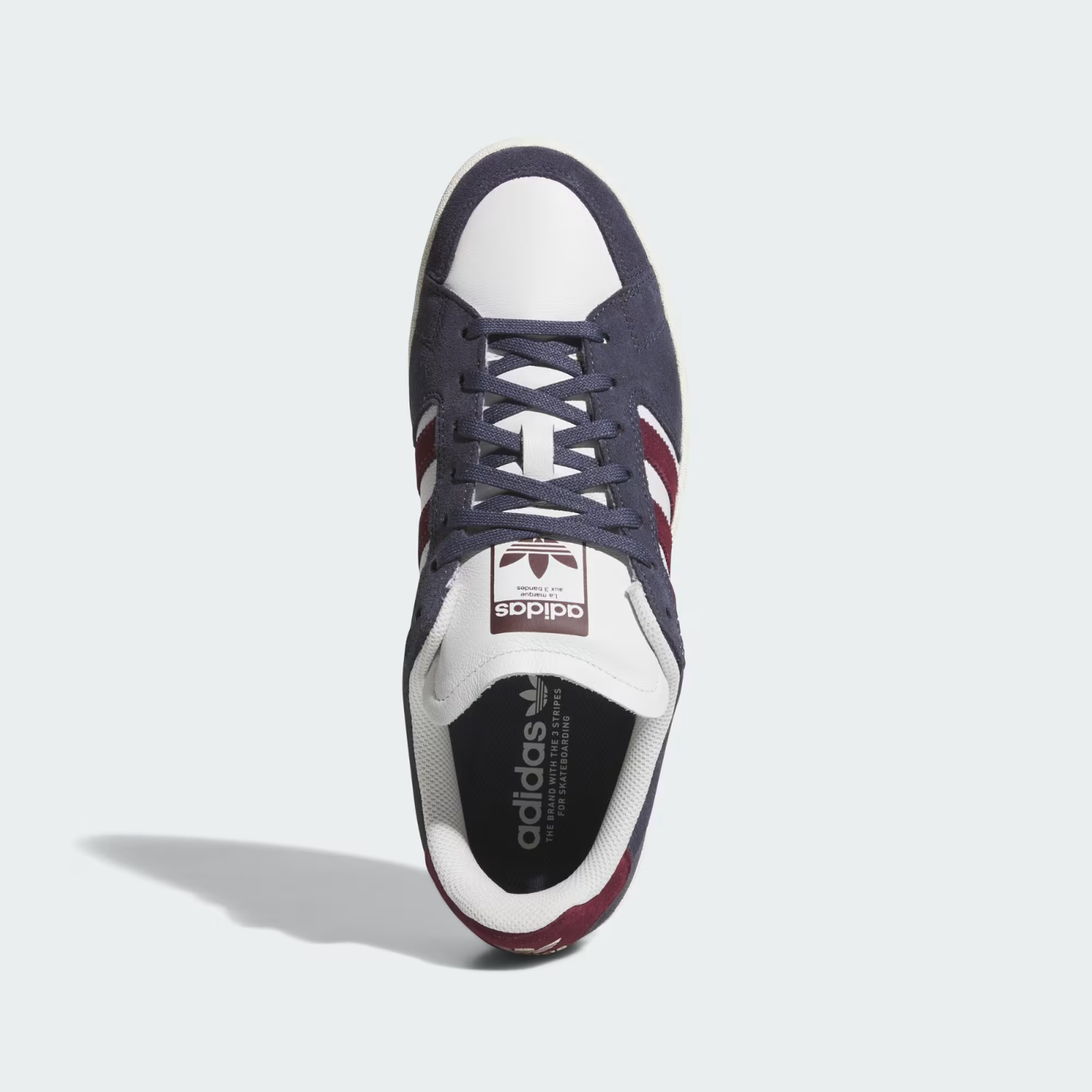 KJ5088 Adidas Superskate Low "Shadow Navy/Maroon/Crystal White" (Men's)