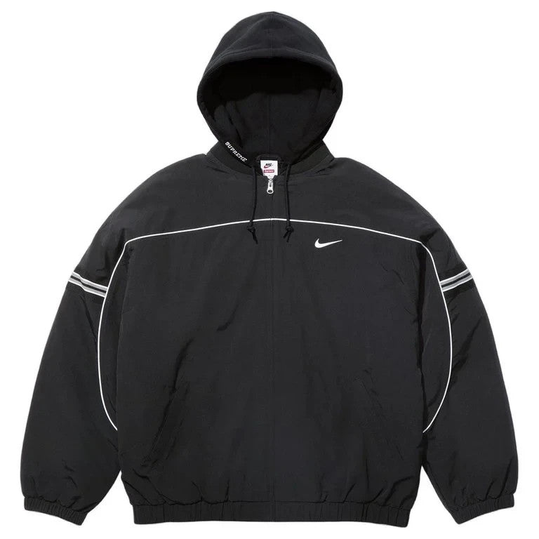 Supreme x Nike Nylon Hooded Jacket Black