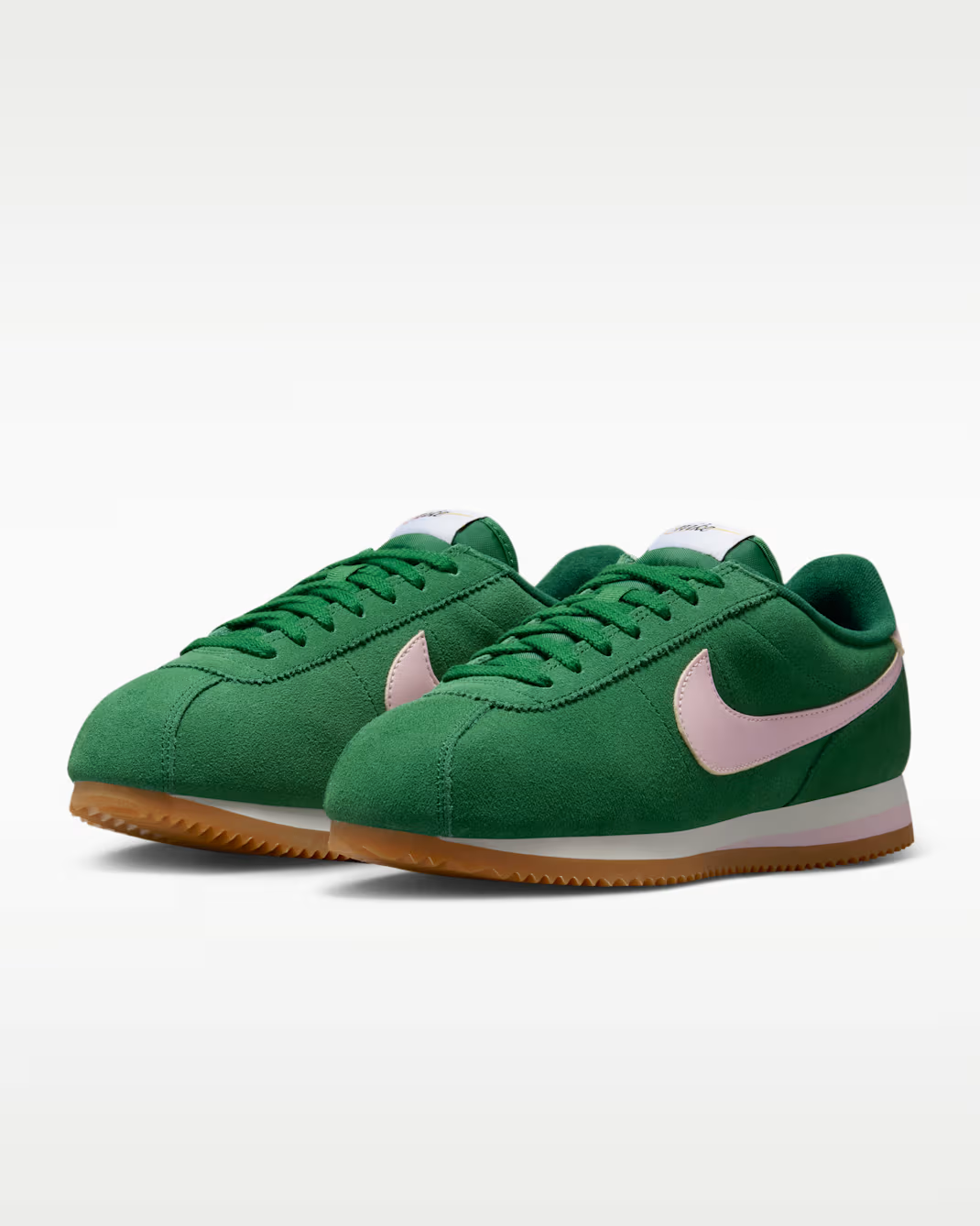 IB1857-301 Nike Cortez Sport Green Sail Gum Light Brown Pink Foam (Women's)