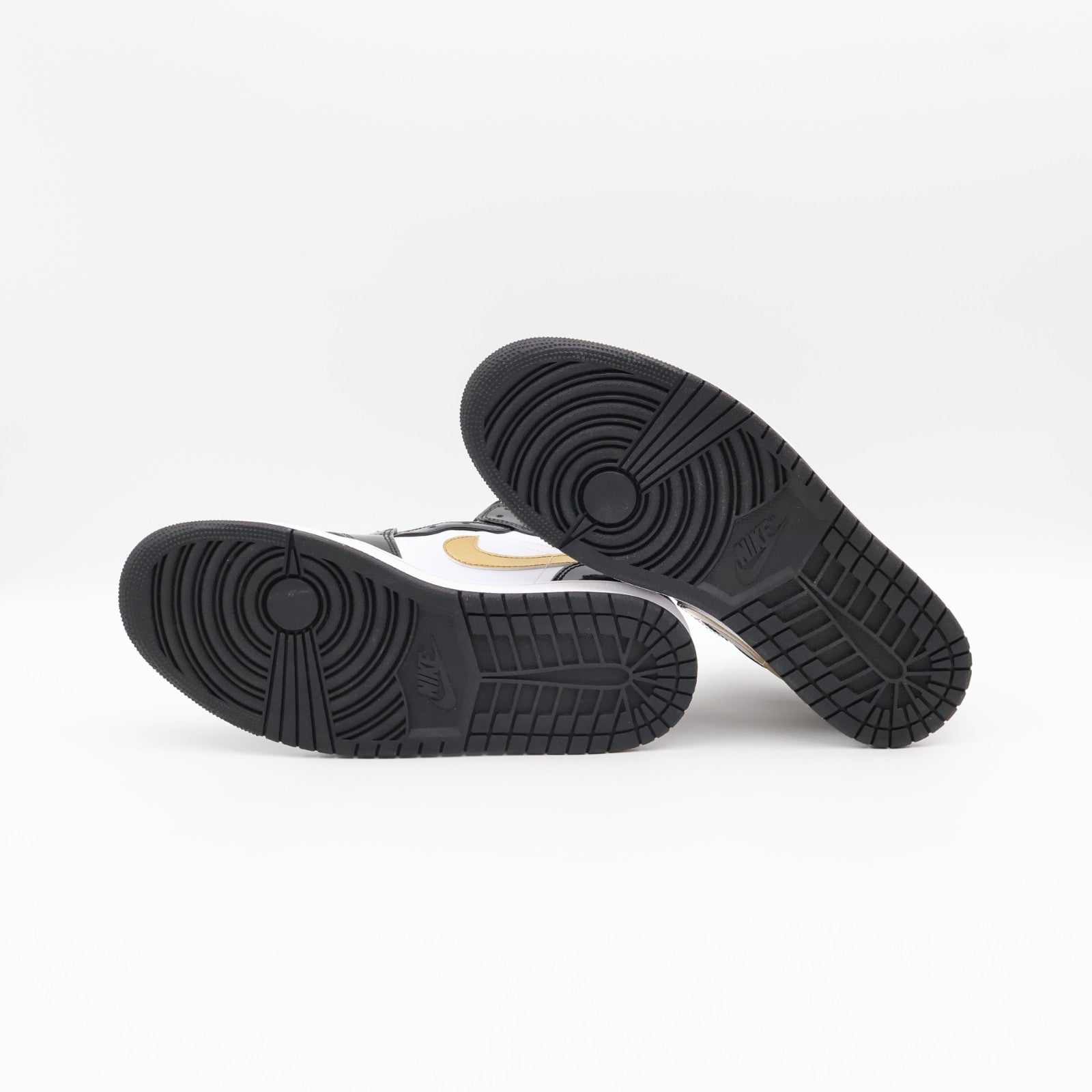852542-007 Nike Air Jordan 1 Mid SE Metallic Gold Patent Black White (Men's)