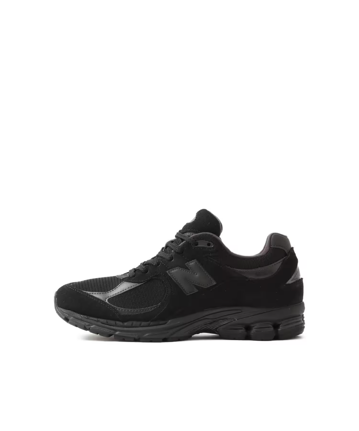 U2002RBL New Balance 2002R Triple Black Suede (Men's)