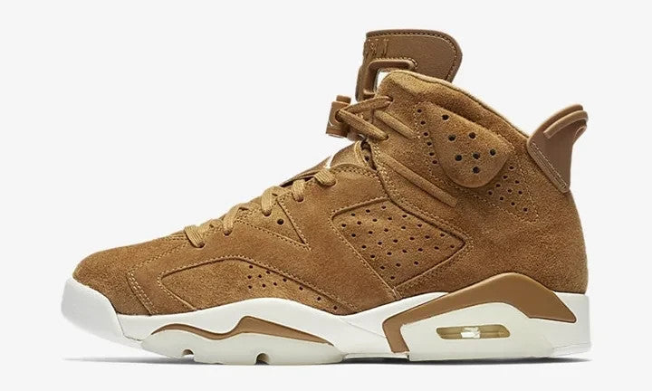 384664-705 Nike Air Jordan 6 Retro Wheat (Men's)