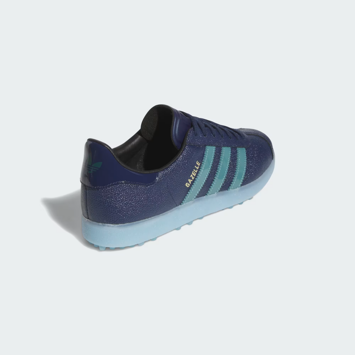 JI4158 adidas Gazelle Lux Spikeless Golf Night Indigo/Preloved Teal/Clear (Men's