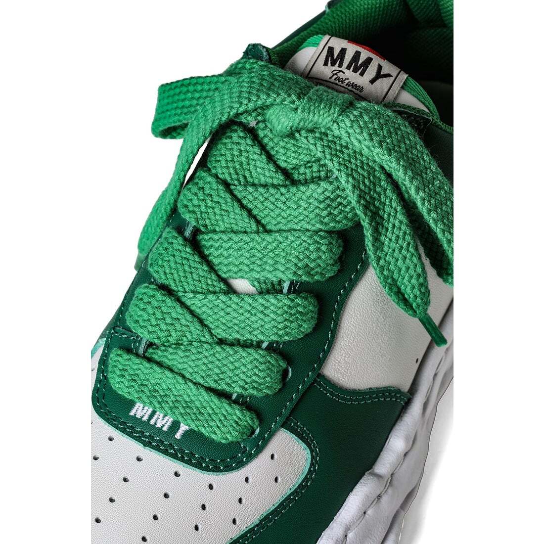 A08FW706-green/white Maison MIHARA YASUHIRO WAYNE Original Sole Leather (Men's)