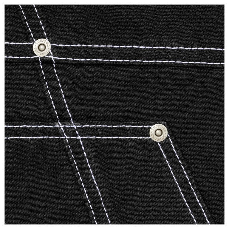 Supreme Paneled Double Knee Painter Pant Black